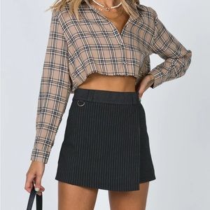 Princess Polly Everly Pinstripe Skort